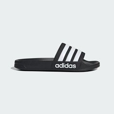 Шлепанцы adidas Adilette Shower, размер 7 UK, core black/cloud white/core black