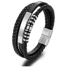 Плетеный браслет Sharks Jewelry, металл, 1 шт., размер 23 см, размер L