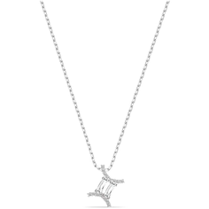 Колье SWAROVSKI, кристаллы Swarovski, длина 42 см, серебряный, золотой