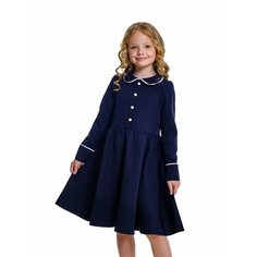 Школьное платье Mini Maxi, размер 146, темно-синий