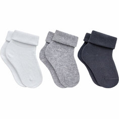 Носки RuSocks Базовая коллекция, 3 пары, размер 10-12, , микс 7