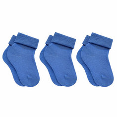 Носки RuSocks Базовая коллекция, 3 пары, размер 10-12, , Темно-голубой