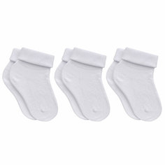 Носки RuSocks Базовая коллекция, 3 пары, размер 9-10, , белый