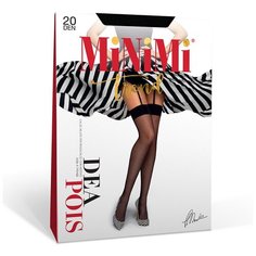 Чулки MiNiMi Dea Pois, 20 den, nero