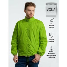 Бомбер Sols, размер 3XL, зеленый