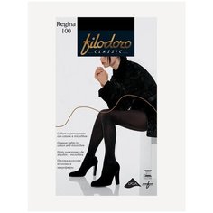 Колготки Filodoro Classic Regina, 100 den, размер 3, черный Filodoro®