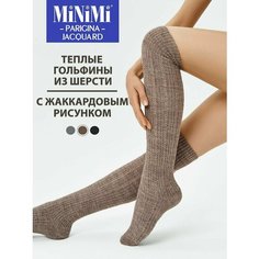 Колготки MiNiMi Jacquard Var.2, 480 den, размер 2-4, beige melange