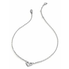 Колье FURLA, кристалл, длина 41 см, серый, серебряный