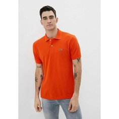 Поло LACOSTE Polo, размер S, оранжевый