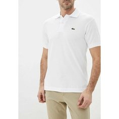 Поло LACOSTE Polo, размер XL, белый/белый
