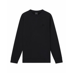 Свитшот Lyle & Scott Tonal Eagle Crew Neck Sweatshirt, размер S, , черный оникс