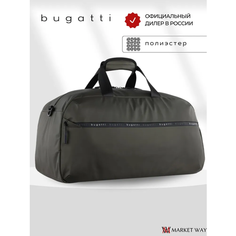 Сумка спортивная Bugatti, 26х27.5х52 см, ручная кладь, зеленый