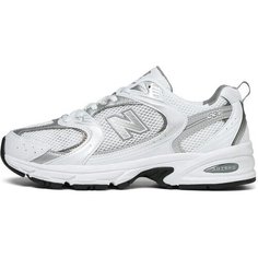 Кроссовки New Balance 530, полнота D, размер 43 EU/9.5 US, White with silver metallic and shadow grey