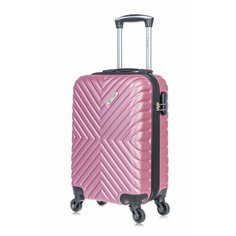 Умный чемодан Lcase New Delhi, 34 л, размер XS, розовое золото