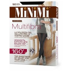 Колготки MiNiMi Multifibra, 160 den, размер 6, nero
