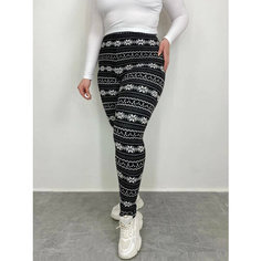 Брюки Леггинсы утепленные, лосины на меху, размер XL-XXXXXXL, серый H&C Fashion