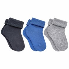 Носки RuSocks Базовая коллекция, 3 пары, размер 10-12, , мультиколор