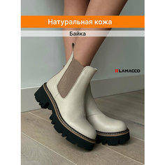 Ботинки челси LAMACCO, размер 35, бежевый, коричневый, черный