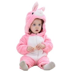 Кигуруми Заяц Lukky, размер 110, розовый