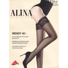 Чулки ALINA, 40 den, размер 3/M, черный