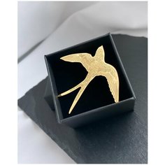 Брошь, золотистый Ulanskaya Jewelry