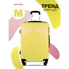 Чемодан PROFFI Tour Space, 62 л, размер M, желтый