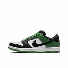 Кроссовки NIKE Dunk, полнота F (EU)/ на среднюю стопу, размер 10.5US 9.5UK 44.5EU 43.5RU 28.5CM, белый, зеленый, черный