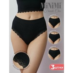 Трусы MiNiMi, комплект из 3 шт., размер 44/46, черный (nero)