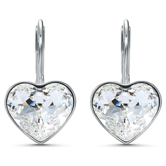 Серьги SWAROVSKI, кристаллы Swarovski, серебристый