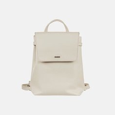 Рюкзак МАКЕЙ, фактура зернистая, молочный