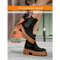 Ботинки челси LAMACCO, размер 39, коричневый, черный