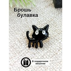 Брошь, 1 шт., черный Glow Store