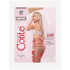 Колготки Conte elegant CONTROL 40, р. 3, naturalural, 40 den, размер 3, natural