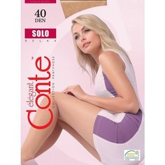 Колготки Conte elegant Solo, 40 den, размер 5, natural
