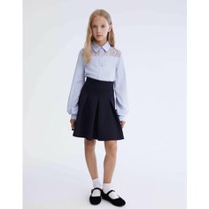 Школьная юбка Gloria Jeans, размер 13-14л/164 (40), темно-синий