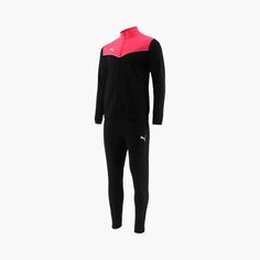 Костюм спортивный PUMA individualRISE Tracksuit Puma Red-Puma B, размер USA - S, черный/розовый