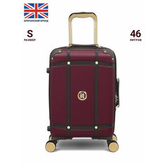 Чемодан IT Luggage, 46 л, размер S, винный