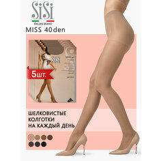 Колготки Sisi Miss, 40 den, 5 шт., размер 3, miele