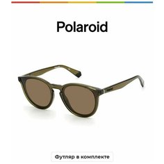 Солнцезащитные очки Polaroid, коричневый