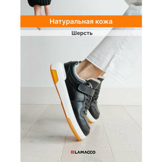 Кеды LAMACCO, полнота F (EU)/ на среднюю стопу, размер 37, черный, белый