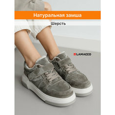 Кеды LAMACCO, полнота F (EU)/ на среднюю стопу, размер 35, хаки