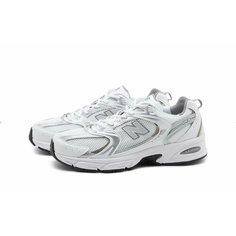 Кроссовки New Balance 530, полнота D, размер 37.5 EU/5 US, White with silver metallic and shadow grey