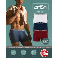 Трусы Omsa, комплект из 3 шт., размер 48(L), мультиколор