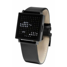 Наручные часы QLOCKTWO, черный