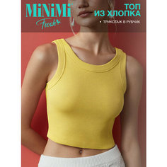 Топ MiNiMi, 1 шт., размер 46/M, желтый