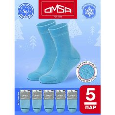 Носки Omsa размер 31-34 (18-20), , светло-синий