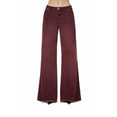 Джинсы широкие IRNBY Джинсы Wide leg IRNBY (D16), размер S, red