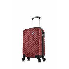 Умный чемодан Lcase New Delhi, 34 л, размер XS, бордовый