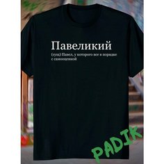 Футболка ANICLOT, размер XS, черный