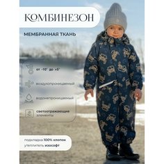 Комбинезон Наследникъ Выжанова Детская, размер 74, , мультиколор